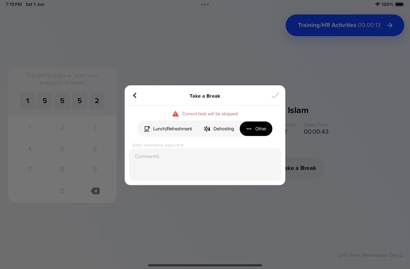 Employee Productivity Tracking